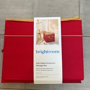 NWT Soft-Sided Ornament Storage Box - to keep your Christmas goodies safe 🎄🎅🏻🎄